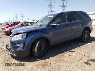 2017 Ford Explorer XLT with VIN 1FM5K8D85HGC03768, listed as a Copart auction lot 61858975 with 96,909 mi miles and Salvage title. Bid and sale history available at DreamBid. Image 1.