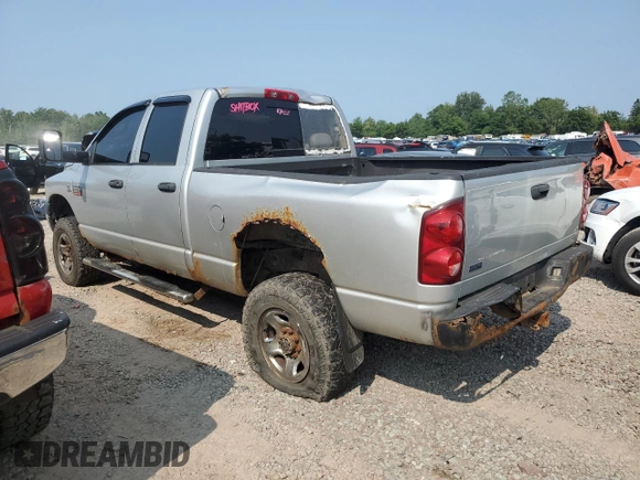 2008 Dodge Ram 2500 SLT with VIN 3D7KS28A78G219014, listed as a Copart auction lot 67313294 with 169,167 mi miles and Salvage Title. Bid and sale history available at carsss.com. Image 2.