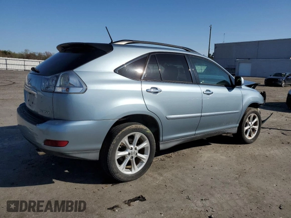 2008 Lexus RX 350 with VIN 2T2HK31U48C080920, listed as a Copart auction lot 51365295 with 240,959 mi miles and Clean Title. Bid and sale history available at DreamBid. Image 3.