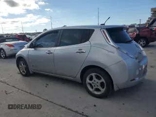 2013 Nissan LEAF SV with VIN 1N4AZ0CP0DC406762, listed as a Copart auction lot 46703895 with 105,689 mi miles and Salvage Title. Bid and sale history available at carsss.com. Image 2.