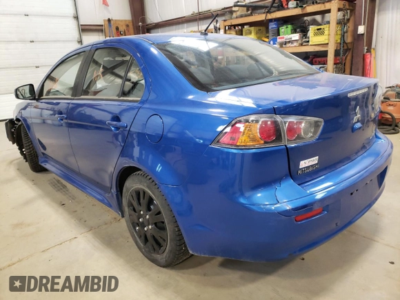 2017 Mitsubishi Lancer ES with VIN JA32U2FU9HU602708, listed as a Copart auction lot 42371412 with 79,553 mi miles and Salvage Title. Bid and sale history available at DreamBid. Image 3.