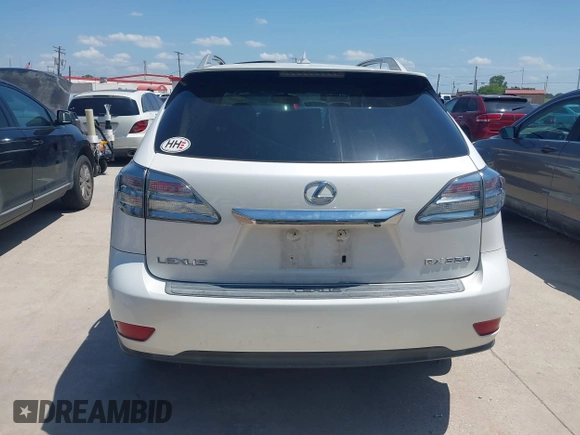 2010 Lexus RX 350 with VIN 2T2BK1BA4AC038283, listed as a IAAI auction lot 42522693 with 119,934 mi miles and . Bid and sale history available at DreamBid. Image 16.