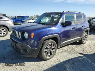 2018 Jeep Renegade Latitude z VIN ZACCJABH0JPH78507, wystawiony jako Copart lot #76963294 z przebiegiem 37 010 mil mil oraz Czysty tytuł • Clean title. Historia ofert i sprzedaży dostępna na DreamBid. Obrazek 1.