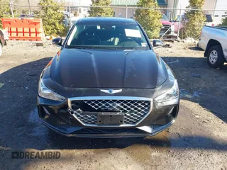 2019 Genesis G70 2.0T Advanced with VIN KMTG34LA0KU032218, listed as a IAAI auction lot 41527763 with 69,501 mi miles. Bid and sale history available at carsss.com. Image 12.