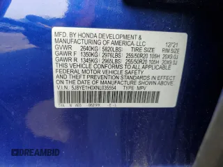 2022 Acura MDX w/A-Spec Package с VIN 5J8YE1H0XNL035554, выставлен на аукционе Copart как лот 58656245 с пробегом 86 111 миль миль и Списание • Salvage title. История ставок и продаж доступна на DreamBid. Изображение 13.