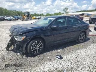 2024 Volkswagen Jetta Sport with VIN 3VWBM7BU9RM100191, listed as a Copart auction lot 56116275 with 12,260 mi miles and Salvage title. Bid and sale history available at DreamBid. Image 1.