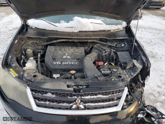 2008 Mitsubishi Outlander XLS with VIN JA4MT41X38Z020384, listed as a Copart auction lot 43821775 with 110,522 mi miles and Salvage Title. Bid and sale history available at carsss.com. Image 12.