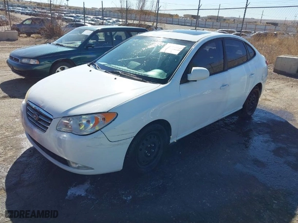 2008 Hyundai Elantra GLS with VIN KMHDU46D28U444715, listed as a IAAI auction lot 41763152 with 137,760 mi miles. Bid and sale history available at carsss.com. Image 2.