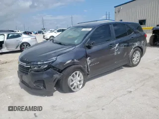 2022 Chevrolet Equinox LS with VIN 3GNAXHEV8NS230007, listed as a Copart auction lot 61506005 with 61,489 mi miles and Salvage title. Bid and sale history available at DreamBid. Image 1.