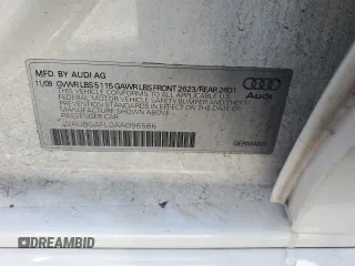 2010 Audi S4 Premium Plus with VIN WAUBGAFL0AA096586, listed as a Copart auction lot 88895385 with 140,452 mi miles and Non Repairable. Bid and sale history available at carsss.com. Image 12.