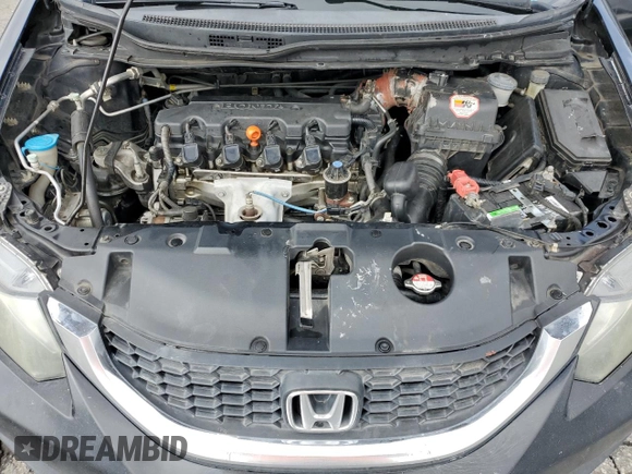 2015 Honda Civic Sedan LX with VIN 19XFB2E52FE109354, listed as a Copart auction lot 49101105 with 279,321 mi miles and Clean Title. Bid and sale history available at carsss.com. Image 11.