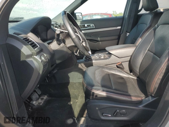 2018 Ford Explorer Sport with VIN 1FM5K8GT1JGB54297, listed as a Copart auction lot 58525625 with 84,899 mi miles and Clean title. Bid and sale history available at DreamBid. Image 7.