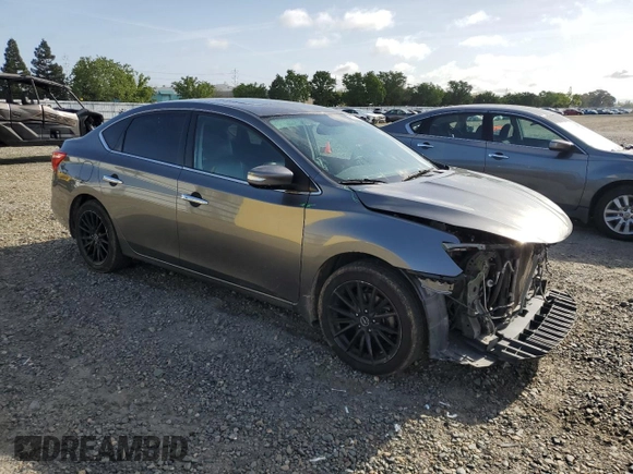2017 Nissan Sentra S with VIN 3N1AB7APXHY207499, listed as a Copart auction lot 52257755 with 140,940 mi miles and Salvage Title. Bid and sale history available at carsss.com. Image 4.