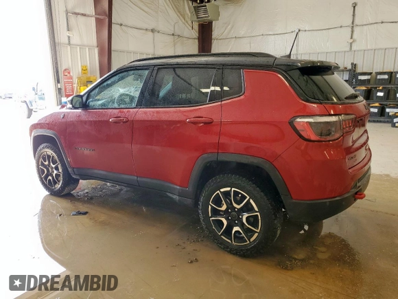 2025 Jeep Compass Trailhawk с VIN 3C4NJDDN5ST557511, выставлен на аукционе Copart как лот 61814945 с пробегом 16 464 миль миль и Чистый • Clean title. История ставок и продаж доступна на DreamBid. Изображение 2.