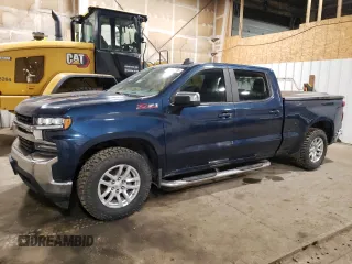 2019 Chevrolet Silverado 1500 LT with VIN 1GCUYDED7KZ280169, listed as a Copart auction lot 50089985 with 45,019 mi miles and Salvage Title. Bid and sale history available at carsss.com. Image 1.