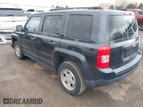 2016 Jeep Patriot Sport with VIN 1C4NJPBB8GD547837, listed as a IAAI auction lot 41556247 with 96,304 mi miles and . Bid and sale history available at carsss.com. Image 3.