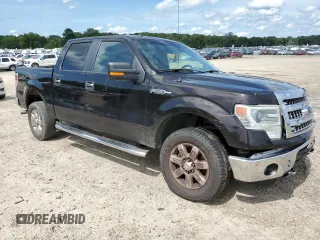 2014 Ford F-150 XL with VIN 1FTFW1EF4EKD49721, listed as a Copart auction lot 61695615 with 217,493 mi miles and Salvage title. Bid and sale history available at DreamBid. Image 4.