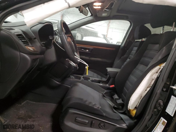 2019 Honda CR-V EX with VIN 2HKRW2H50KH626591, listed as a Copart auction lot 87602625 with 87,298 mi miles and Salvage Title. Bid and sale history available at carsss.com. Image 7.