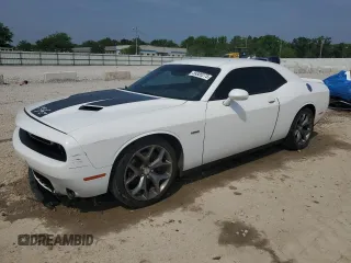 2015 Dodge Challenger R/T with VIN 2C3CDZAT1FH788116, listed as a Copart auction lot 59385275 with 135,830 mi miles and Salvage title. Bid and sale history available at DreamBid. Image 1.