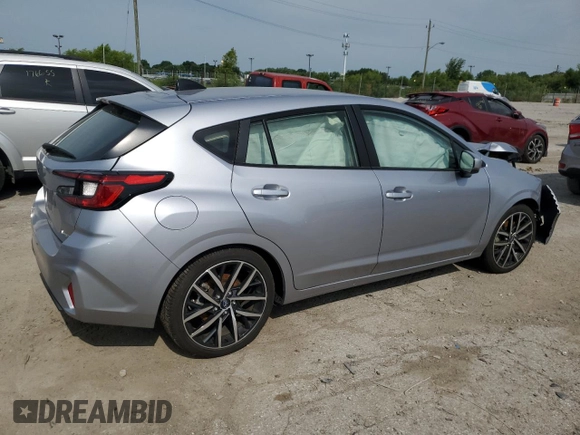 2024 Subaru Impreza Sport with VIN JF1GUAFC4R8275661, listed as a Copart auction lot 61401544 with 0 mi miles and Salvage Title. Bid and sale history available at carsss.com. Image 3.