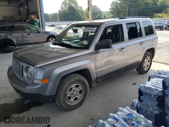 2017 Jeep Patriot Sport SE with VIN 1C4NJPBAXHD149490, listed as a Copart auction lot 62598495 with 148,149 mi miles and Clean title. Bid and sale history available at DreamBid. Image 1.