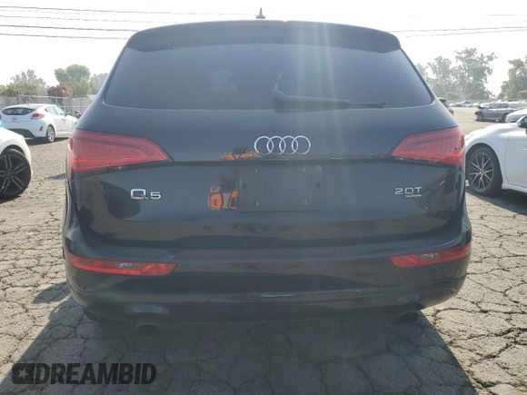 2013 Audi Q5 Premium Plus with VIN WA1LFAFP5DA082484, listed as a Copart auction lot 62761615 with 158,170 mi miles and Clean title. Bid and sale history available at DreamBid. Image 6.