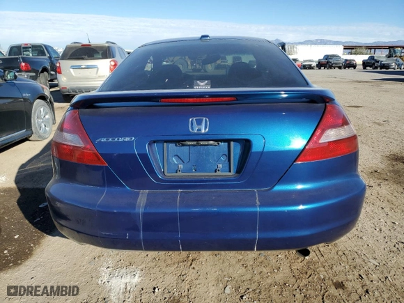 2005 Honda Accord Cpe EX-L with VIN 1HGCM72665A018405, listed as a Copart auction lot 87080174 with 203,335 mi miles and Salvage Title. Bid and sale history available at carsss.com. Image 6.