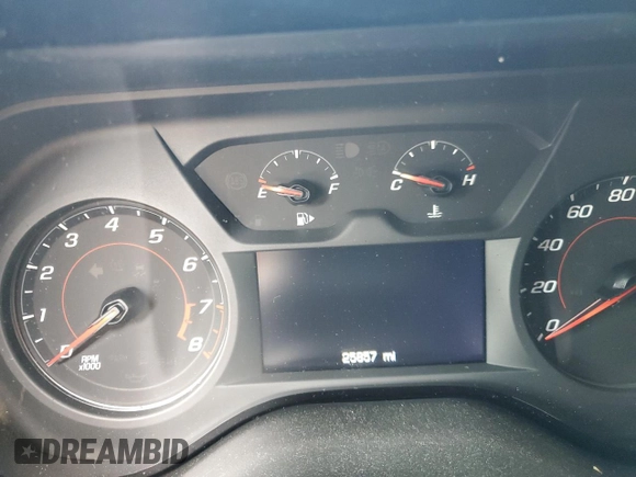 2022 Chevrolet Camaro 1LT with VIN 1G1FB1RX8N0120798, listed as a Copart auction lot 54419625 with 25,857 mi miles and Salvage title. Bid and sale history available at DreamBid. Image 9.