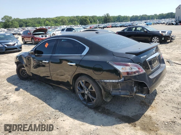 2014 Nissan Maxima SV с VIN 1N4AA5AP4EC462633, выставлен на аукционе Copart как лот 60124815 с пробегом Не указан миль и Списание • Salvage title. История ставок и продаж доступна на DreamBid. Изображение 2.
