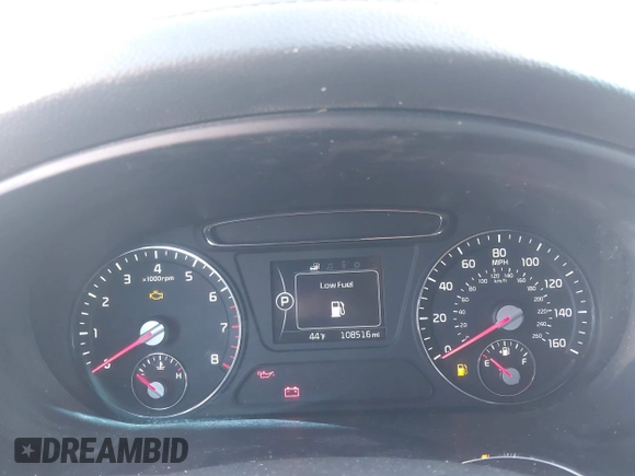 2016 Kia Sorento LX with VIN 5XYPG4A3XGG168713, listed as a IAAI auction lot 41632177 with 108,516 mi miles. Bid and sale history available at carsss.com. Image 7.