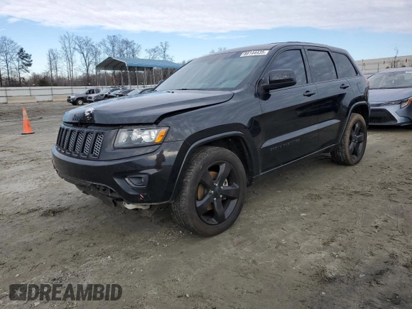 2015 Jeep Grand Cherokee Altitude with VIN 1C4RJEAG8FC763680, listed as a Copart auction lot 88144435 with 148,891 mi miles and Salvage Title. Bid and sale history available at carsss.com. Image 1.