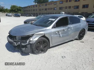 2017 Honda Accord Sedan Sport with VIN 1HGCR2F55HA068366, listed as a Copart auction lot 54706815 with 78,827 mi miles and Salvage Title. Bid and sale history available at carsss.com. Image 1.