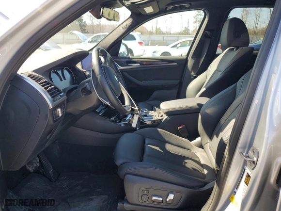 2021 BMW X3 sDrive30i with VIN 5UXTY3C01M9G04436, listed as a Copart auction lot 49241465 with 41,941 mi miles and Salvage Title. Bid and sale history available at carsss.com. Image 7.