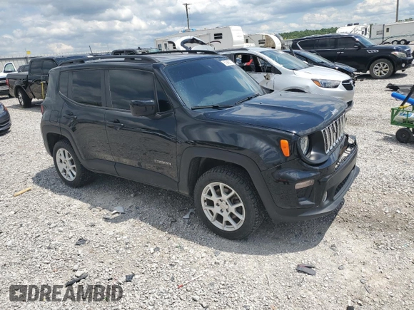2019 Jeep Renegade Latitude z VIN ZACNJBBB9KPK59741, wystawiony jako Copart lot #57942015 z przebiegiem 61 047 mil mil oraz Szkoda całkowita • Salvage title. Historia ofert i sprzedaży dostępna na DreamBid. Obrazek 4.
