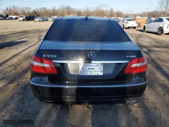 2011 Mercedes-Benz E-Class E 550 Luxury with VIN WDDHF9AB2BA264183, listed as a Copart auction lot 46336995 with 184,659 mi miles and Salvage Title. Bid and sale history available at carsss.com. Image 6.