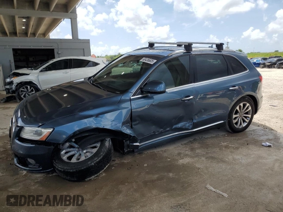 2016 Audi Q5 Premium with VIN WA1C2AFP1GA011900, listed as a Copart auction lot 60436605 with 64,498 mi miles and Salvage title. Bid and sale history available at DreamBid. Image 1.
