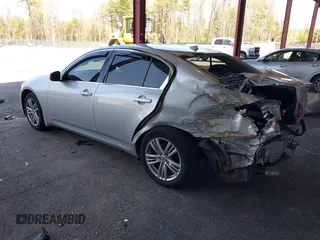 2013 Infiniti G37 x with VIN JN1CV6AR8DM764663, listed as a IAAI auction lot 42084775 with 143,396 mi miles and . Bid and sale history available at carsss.com. Image 3.