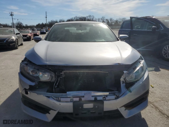 2018 Honda Civic Coupe LX with VIN 2HGFC4B59JH301723, listed as a Copart auction lot 46605105 with 91,158 mi miles and Clean Title. Bid and sale history available at carsss.com. Image 5.