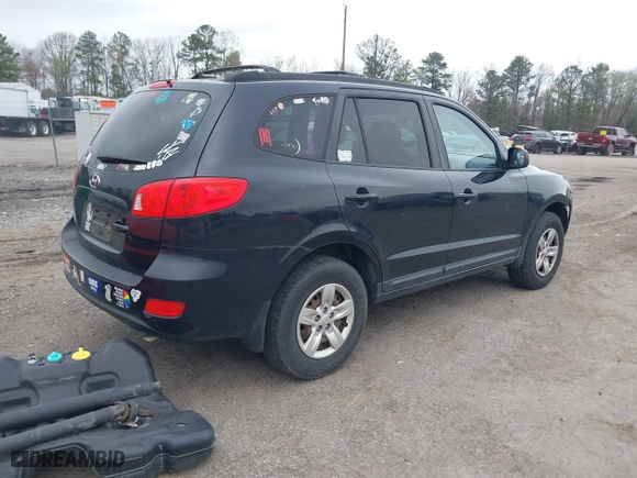 2009 Hyundai Santa Fe GLS with VIN 5NMSG13D69H279184, listed as a IAAI auction lot 41944760 with 242,065 mi miles. Bid and sale history available at carsss.com. Image 4.