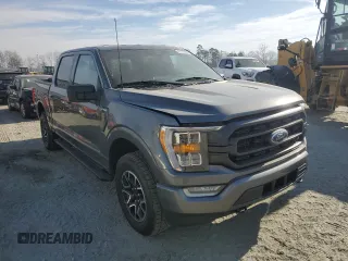 2021 Ford F-150 XL with VIN 1FTEW1EP5MFB61351, listed as a Copart auction lot 47175195 with 64,269 mi miles and Clean Title. Bid and sale history available at carsss.com. Image 4.