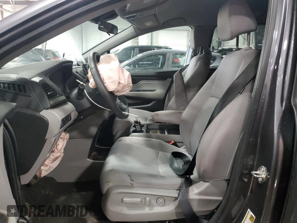 2019 Honda Odyssey EX with VIN 5FNRL6H53KB002850, listed as a Copart auction lot 46446265 with 57,278 mi miles and Salvage Title. Bid and sale history available at carsss.com. Image 7.