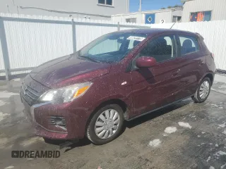 2022 Mitsubishi Mirage ES with VIN ML32AUHJ0NH001090, listed as a Copart auction lot 48620775 with 61,256 mi miles and Clean title. Bid and sale history available at DreamBid. Image 1.