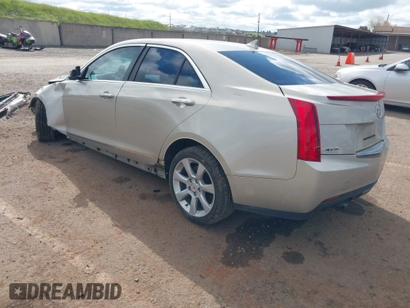 2014 Cadillac ATS Standard RWD with VIN 1G6AA5RX3E0129469, listed as a IAAI auction lot 41934275 with 95,653 mi miles. Bid and sale history available at carsss.com. Image 3.