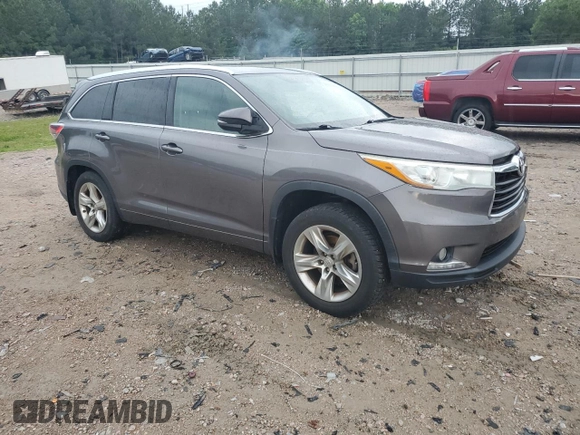2015 Toyota Highlander Limited z VIN 5TDDKRFH0FS185279, wystawiony jako Copart lot #56802465 z przebiegiem 115 971 mil mil oraz Szkoda całkowita • Salvage title. Historia ofert i sprzedaży dostępna na DreamBid. Obrazek 4.