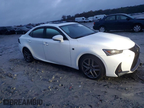 2020 Lexus IS with VIN JTHGZ1B27L5036766, listed as a Copart auction lot 81397744 with 48,857 mi miles and Salvage Title. Bid and sale history available at carsss.com. Image 4.