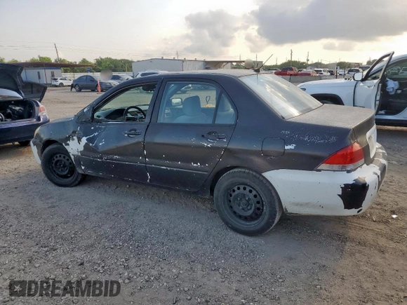 2006 Mitsubishi Lancer ES with VIN JA3AJ26E26U023604, listed as a Copart auction lot 59511315 with 267,581 mi miles and Salvage title. Bid and sale history available at DreamBid. Image 2.