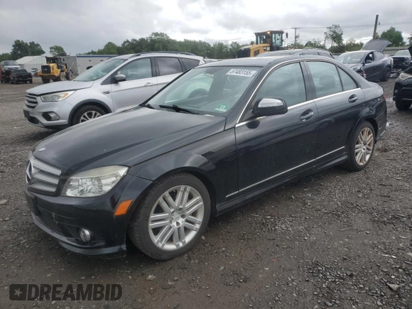 2008 Mercedes-Benz C 300 Sport with VIN WDDGF54X18F162414, listed as a Copart auction lot 57483155 with 54,269 mi miles and Clean title. Bid and sale history available at DreamBid. Image 1.