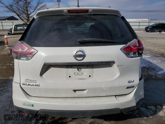 2014 Nissan Rogue SL with VIN 5N1AT2MT6EC855086, listed as a Copart auction lot 42496295 with 108,514 mi miles and Salvage Title. Bid and sale history available at carsss.com. Image 6.