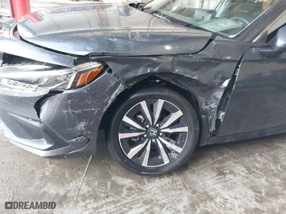 2022 Honda Civic Sedan EX with VIN JHMFE1F78NX004798, listed as a IAAI auction lot 41729982 with 20,829 mi miles. Bid and sale history available at carsss.com. Image 6.
