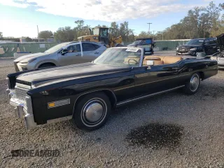 1975 Cadillac Eldorado z VIN 6L67S5Q289810, wystawiony jako Copart lot #81108464 z przebiegiem 76 820 mil mil oraz Szkoda całkowita • Salvage title. Historia ofert i sprzedaży dostępna na DreamBid. Obrazek 1.